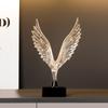 Abstract Gold Eagle Decoration Beautifully Resin Angel Wing Craftwork Sculpture Ornament Angel Wing Statue Home Decor Figurine