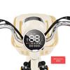 Electric Scooter iScooter Y16 14" 1200W Motor LCD DIsplay Soft Seat Cushion 48V 20AH Fully Suspended Adult Electric Scooter With NFC Card Beige
