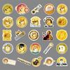 50 Cartoon Personalized Dogecoin DIY Waterproof Scooter Car Refrigerator Decoration Stickers