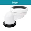 2/5/10cm Offset Toilet WC Misaligned Pan Connector Shifter Bowl Smooth Soil Pipe PVC Straight Eccentric Drain Nozzle Replacement