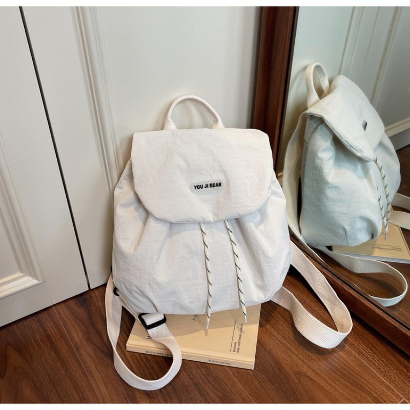 A Large-capacity Laid-back Color-blocking Tote Bag