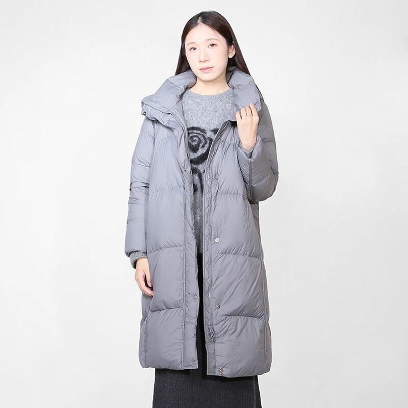 Sweet Basil Women's Stand-Collar Mid-Length Goose Down Jacket