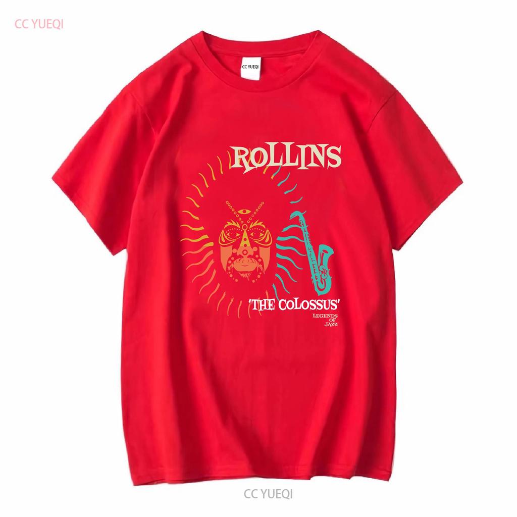Sonny Rollins Jazz Oofficiell T-shirt långa eller korta ärmar vintage Tvättade designkläder Vardaglig grafisk Snygg streetwear