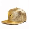 Gold Leather Metal Diamond Casual Adult Men'S And Women'S Hats Adjustable Flat-Brimmed Hats Sun Hats Baseball Caps