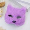 Foxes Costumes Cosplay Foxes Mask Cats Half Face Mask Foxes Tail Set Halloween Animal Fancy Costume Accessories Kit