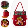 2pcs Cartoon Tote Bag Cute Packaging Bag Xmas Tree Pendant Decor Christmas Gift Bag  Xmas Gifts