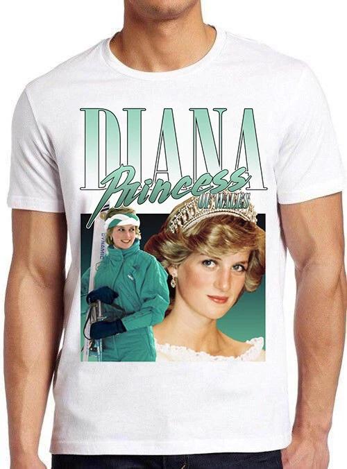 Lady Diana Princess Of Wales 90s Retro Music Best Movie Gift Tee T Shirt C1412 L