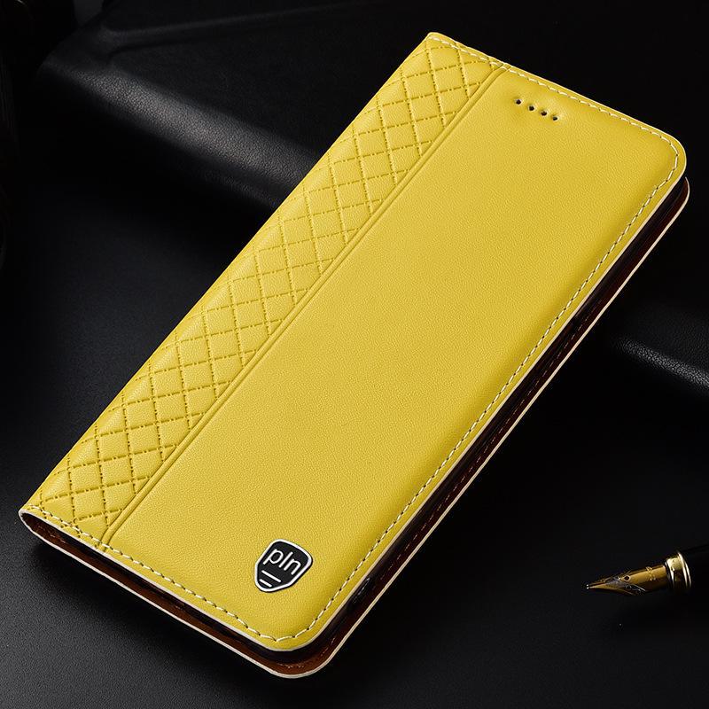 Genuine Leather Flip Cover for Xiaomi Redmi Note14Pro+, Note12, Note11SE, and Note10