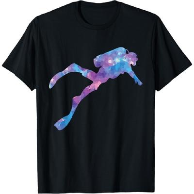Diving - Scuba Diving Painting Underwater World Art Diver T-Shirt