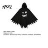 Halloween Ghost Cloak with Hood Loose Fit Irregular Hem Costume Parent Child Matching Outfits for Cosplay Party White Spooky Pullover Cape