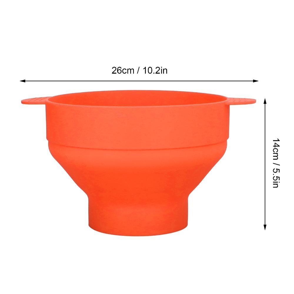 Round Snack Storage Pail Collapsible Fold Popcorn Holder Non-toxic Snack Tub Party