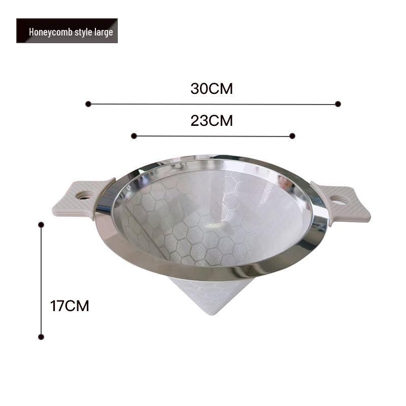 Doppellagiger Edelstahl-Pour-Over-Kaffeefilter-Trichter - Papierlos, zum Tropfen