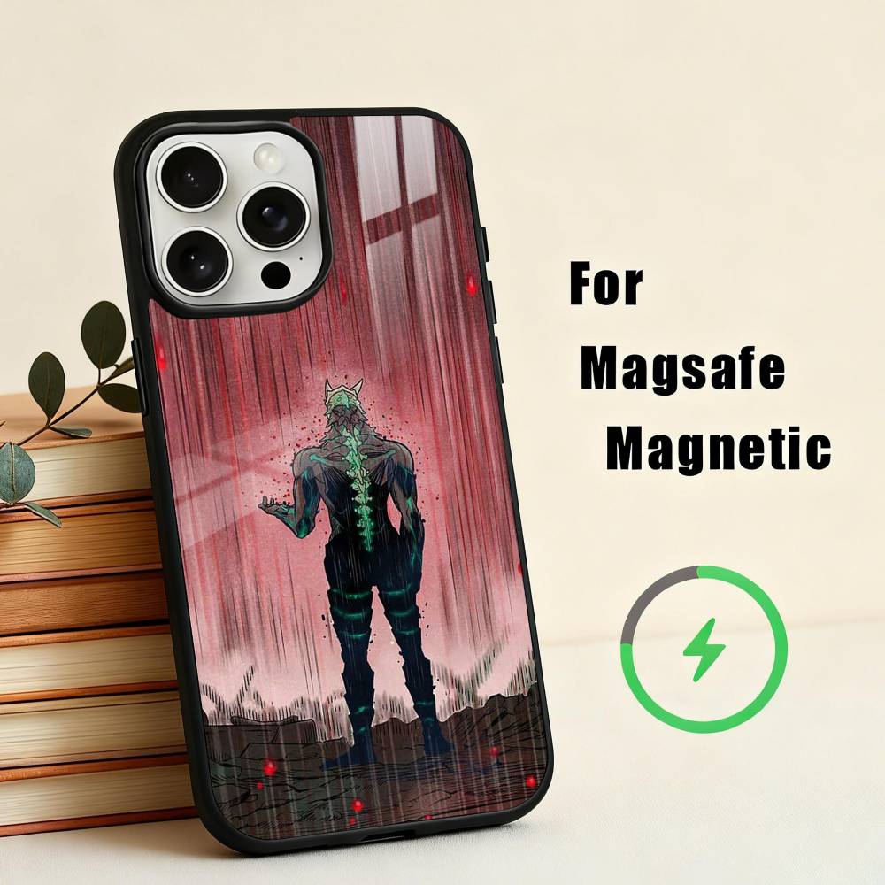 

K-Kaiju N-No-8 Phone Case For iPhone17,16,15,14,13,12,11 Plus,Pro Max Magnetic For Magsafe Wireless Charging iPhone12