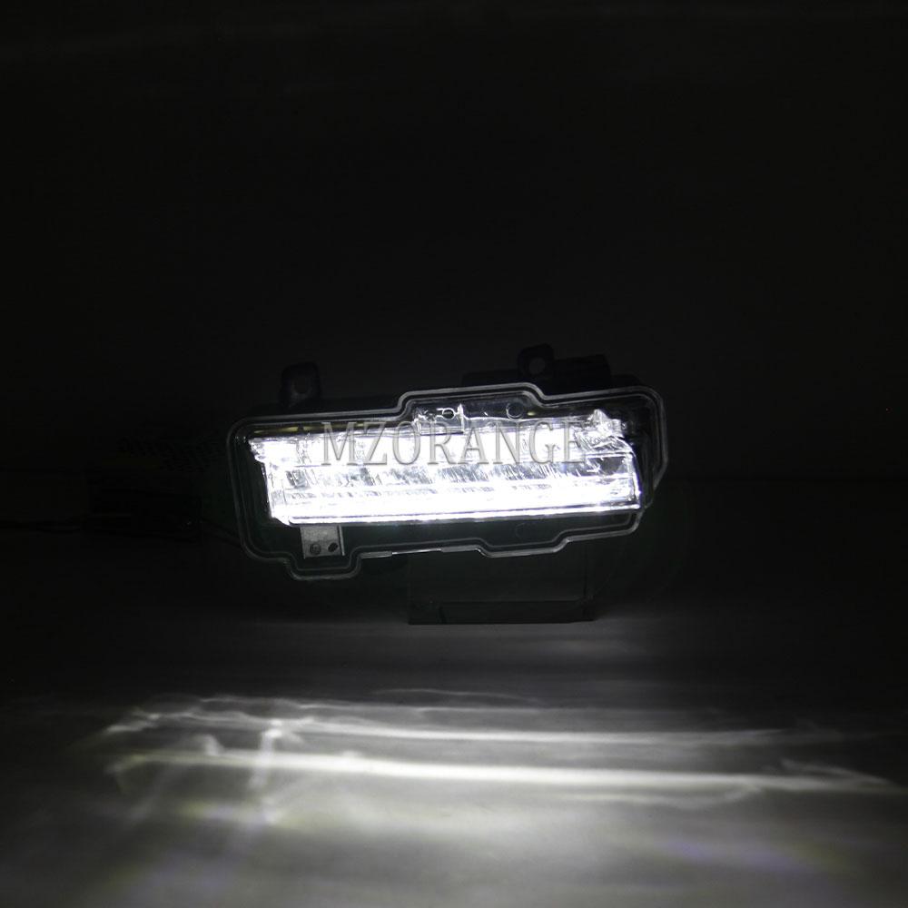 LED DRL for Mitsubishi Pajero 2015 2016 2017 2018 2019 2020 For Montero V98 Daytime Running Light Headlight White Led Fog Light