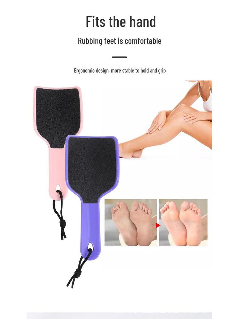 U-shaped Double-sided Foot File & Scrubber for Removing Dead Skin