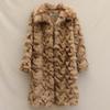 Women's Long Faux Fox Fur Coat - Versatile, Loose, Over-the-Knee, Warm Winter Style