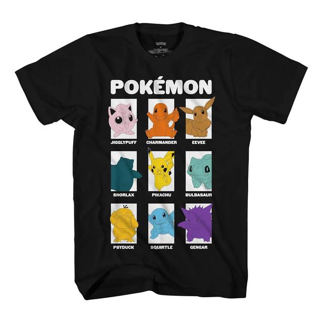 Camiseta Pokemon Jigglypuff Charmander Eevee Snorlax Pikachu M