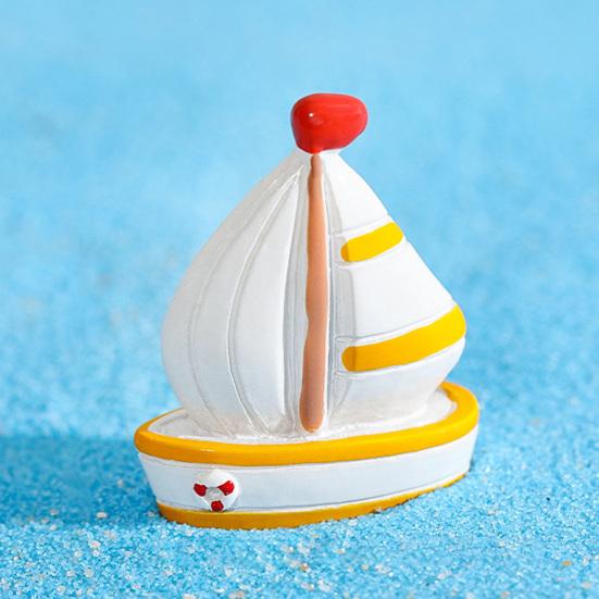 3/11Pcs/Set Miniature Seaside Theme Toy Kit Mini Resin Surfboard Seashell Seabirds Dolphin Starfish Boats Bucket Shoes Sun Model Summer Beach