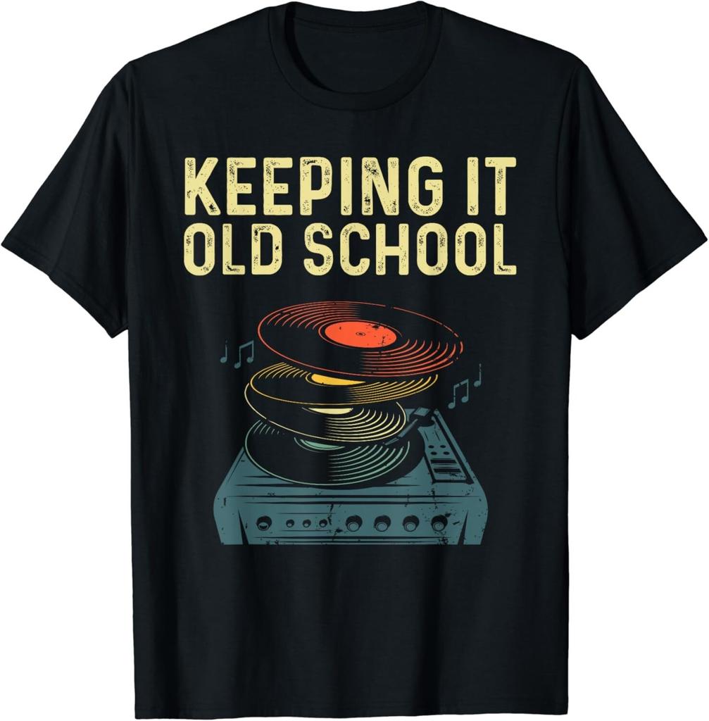 Cool Vinyl For Men Women Music Record Turntable Collecting Gift Unisex T-Shirt Mens Womens Tees Top