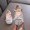 Autumn new style ladylike baby girl girls' princess rhinestone pearl flat shoes, leather shoes, dance performance shoes
