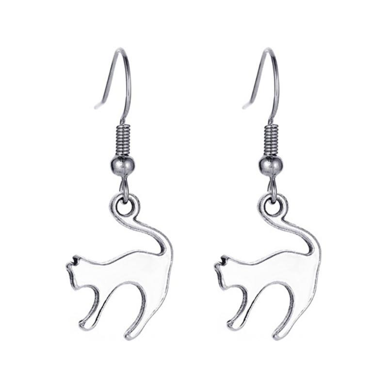 Bat Spider Dangle Earrings Women Jointed Skeleton Long Ear Drop Earrings Stud Halloween Goth Punk Costume Accessories