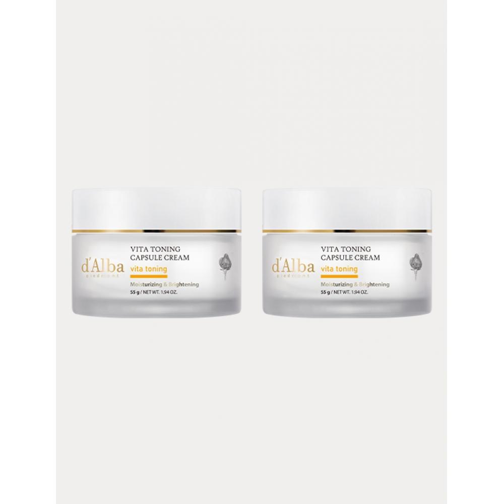 Dalba Vita Toning Capsule Cream 1+1 Set 55g