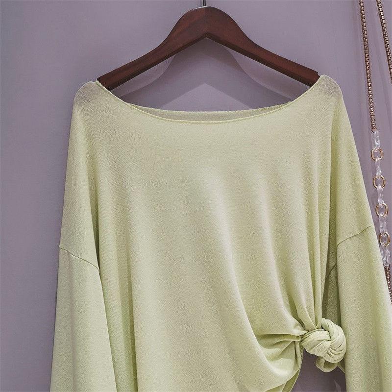 Αντηλιακό T-shirt Γυναικείο Καλοκαιρινό Λεπτό Αντηλιακό Μπουφάν Φούτερ Φαρδύ Μακρυμάνικο Μπλουζάκι Μπλούζα