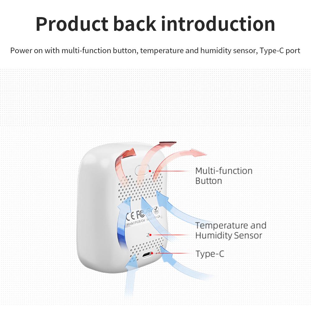 Tuya Wifi 8in1 Air Quality Meter Multifunctional PM1.0 PM2.5 PM10 CO2 TVOC HCHO Temperature Humidity Tester CO2 Detector