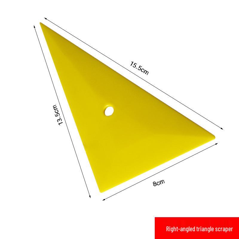 Curved Edge Triangle Scraper for Car Film Installation
