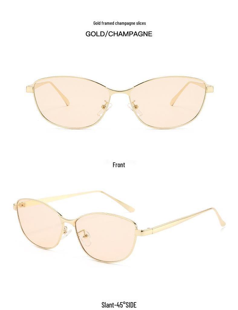 2025 Retro Metal Sunglasses for Men & Women - European & American Fashion, Versatile for Bare Face