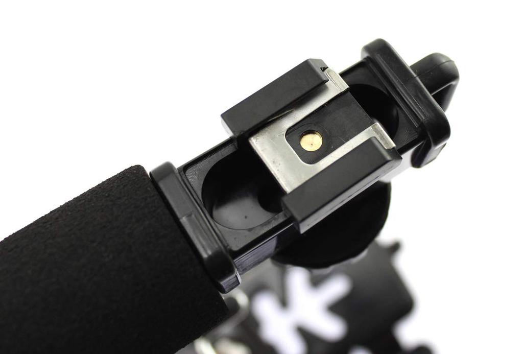 Stabilizer for Video Shooting and Image Shake Prevention with Smartphone Black Olive-G Grip-Style Camera/Smartphone Clip,