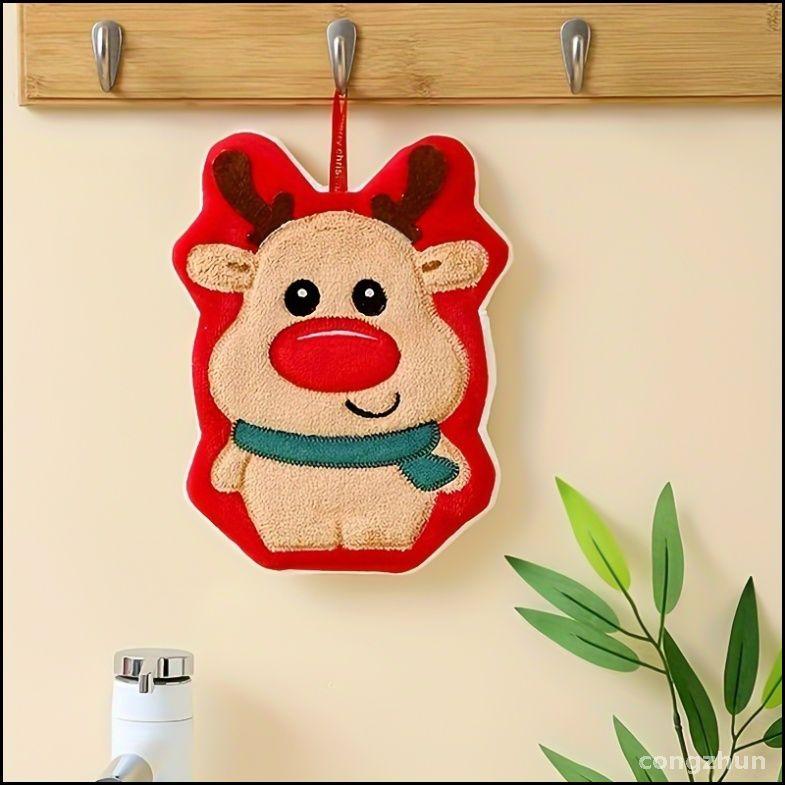 

Подвесное Рождественское Полотенце, Кухонная Впитывающая Ткань, Вышитое Полотенце для Рук, Полотенце для Рук One Size