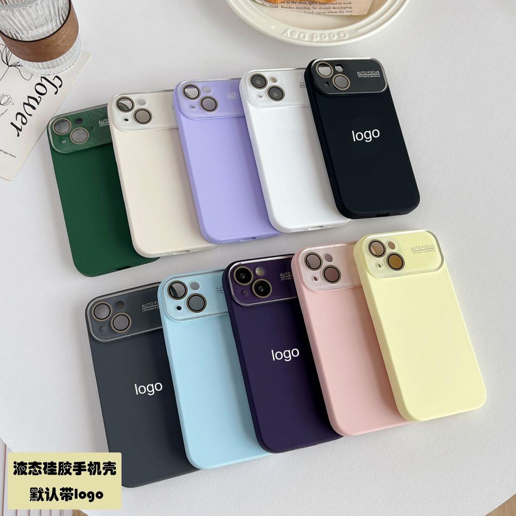 Advanced large window with lens film for Apple 11ProMax mobile phone case 11 liquid silicone iphone1111