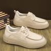 Autumn new men's shoes casual shoes leather shoes high-end light luxury fashion trend business platform lazy shoes