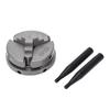 Lathe Chuck 3 Jaw 45Steel Accurate Manual Chuck Lathe Part for Machine Tools Dia 2.5in
