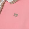 ONOFF Women S KniT Collar PoinT Solid T ShirT Pink Of9053lb
