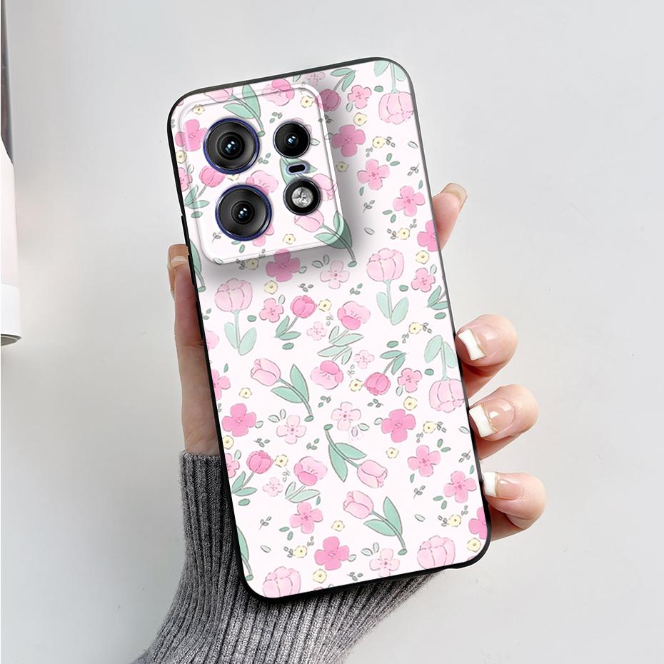 For Motorola Edge 50 Pro Ultra Fusion Case Stylish Pattern Soft Silicone Back Cover for Moto Edge 50 Pro Ultra Fusion Capa Funda