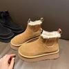 Chelsea Handsome Snow Boots for Women's Winter New Thick-soled Velvet Anti-short Tube Thermal Cotton Shoes for Women