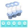 Silicone Ice Mold Cylinder Ice Cube Tray for 20-40oz Tumbler Cup with Lid Hollow Shape Stackable Easy