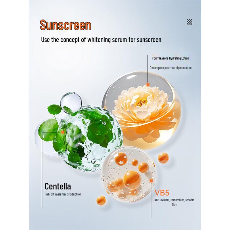 RUYI Men's Whitening & Moisturizing Sunscreen Lotion SPF50 PA+++