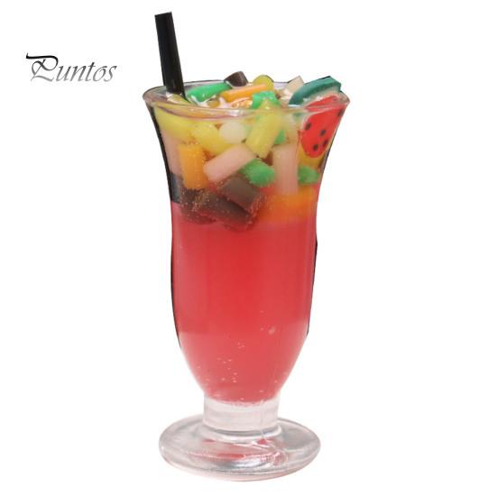 

Кукольный домик Мороженое DIY Компактный полимерный мини-молочный коктейль Кукольный домик Мороженое для микропейзажа