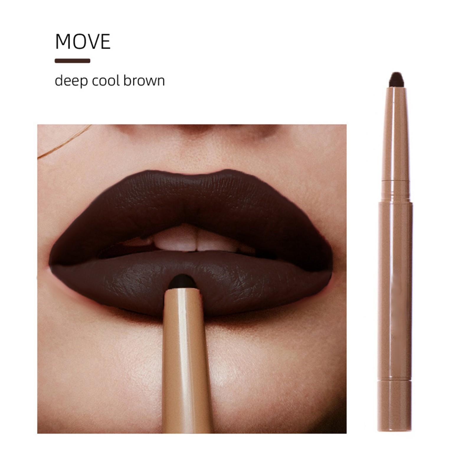 

Peptide Lip Liner Pen Is Smooth And Wrinkle-free. Nude Lipstick, Double-ended Lipstick, Dries Quickly One Size
