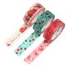Kamiiso Sansho Japanese Washi Masking Tape in 15mm x 10m x 3 Cherry 3 Patterns Made Japan SAIENUR-2018
