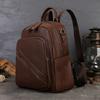 Großer Rucksack aus echtem Leder für Herren oder Damen, erste Schicht Rindsleder, Tragetaschen, Große modische Rindsleder-Umhängetasche