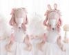 RyuuCos Lolita Wig, Long Hair, Curly, Pink, Gradient, Cosplay, Heat Resistant, Costume, Gift, Event, Halloween, Christmas, School Festival, Cultural
