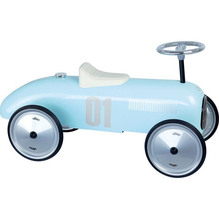 Vilac - Porteur Voiture Vintage Bleu Tendre