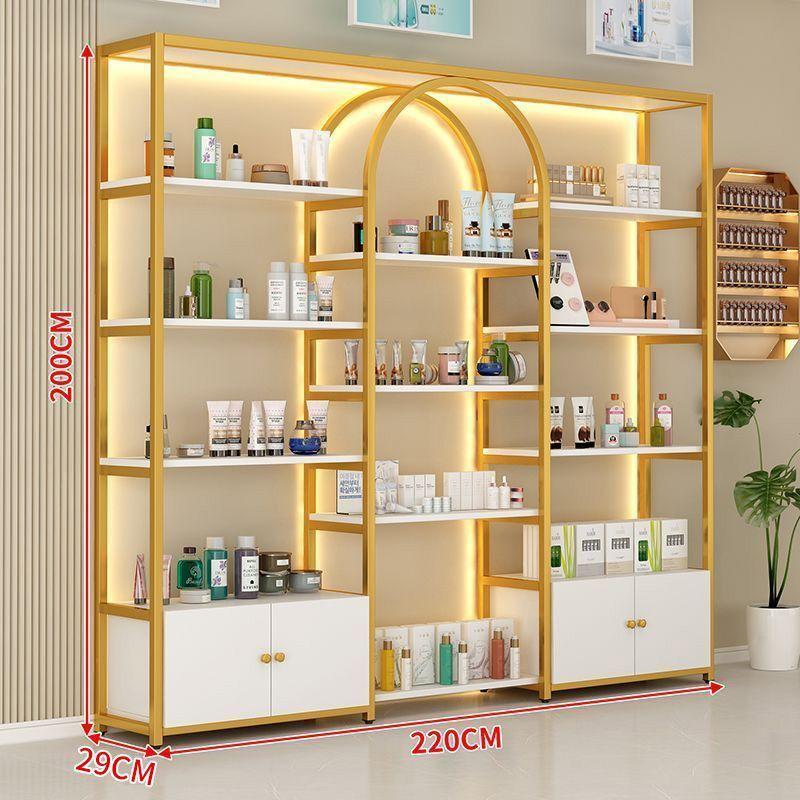 Floor-Standing Multi-Layer Nail Polish and Beauty Salon Display Rack