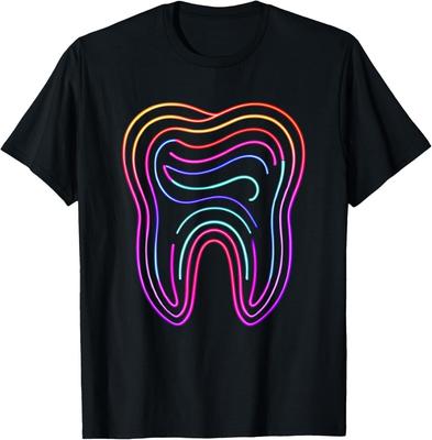 Dentista Retro Vintage Dientes Higienista Dental Asistente Diente Camiseta Tops Tee