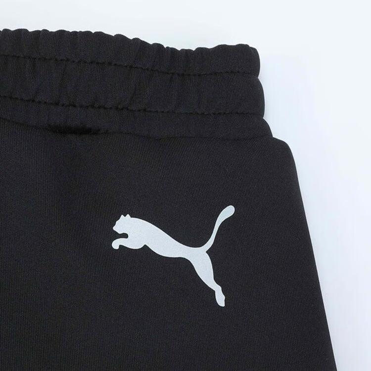 Children Aged 3 7 Years Old PUMA Knitted Sweatpants Black 950126-01