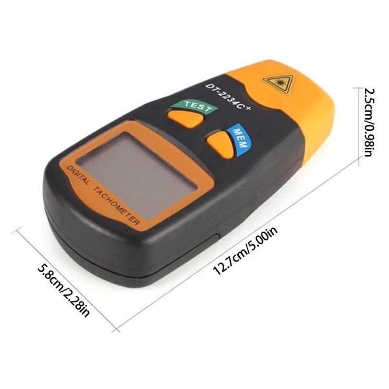 Easy To Use Digital Tachometer Digital Speed Meter Speedometer With No Contact Technology For Machinery